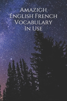 Paperback Amazigh English French Vocabulary in Use Book