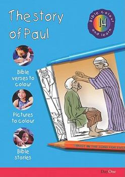 Paperback Bible Colour and Learn: 14 Paul Book