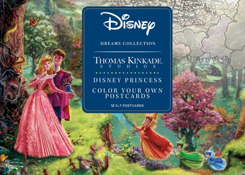 Board book Disney Dreams Collection Thomas Kinkade Studios Disney Princess Color Your Own P Book