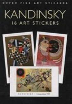 Paperback Kandinsky: 16 Art Stickers Book