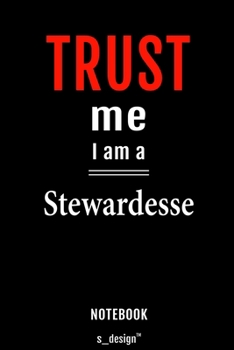 Notebook for Stewardesses / Stewardess: awesome handy Note Book [120 blank lined ruled pages]