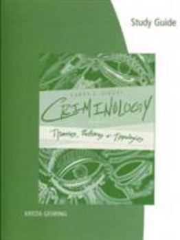 Paperback Study Guide for Siegel S Criminology: Theories, Patterns, and Typologies, 11th Book