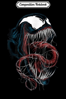 Composition Notebook: Marvel Spider-Man Venom Close-Up Graphic  Journal/Notebook Blank Lined Ruled 6x9 100 Pages