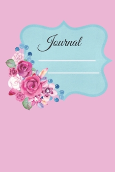 Paperback Journal: Pink Floral Notebook Journal / 6x9 Journal / Flower Lover Gift / Gift Journal for Women Book