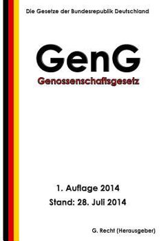 Paperback Genossenschaftsgesetz - GenG [German] Book
