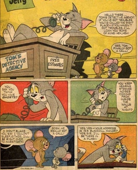 Notebook: Tom and Jerry Cartoon Soft Glossy Cover College Ruled Lined Pages Book 7.5 x 9.25 Inches 110 Pages