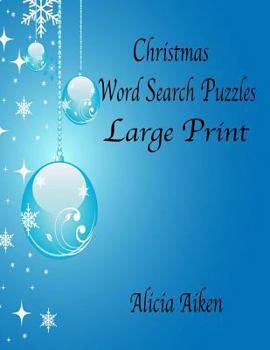 Paperback Christmas Word Search Puzzles Large Print [Large Print] Book