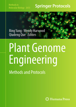 Hardcover Plant Genome Engineering: Methods and Protocols Book