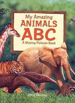 Hardcover Amazing Animals Alphabet Moving Picture Book