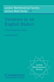 Paperback Variation in an English Dialect: A Sociolinguistic Study Book