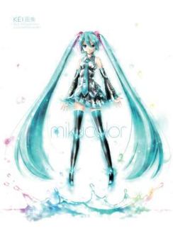 Paperback Mikucolor: Kei's Hatsune Miku Illustration Works Book