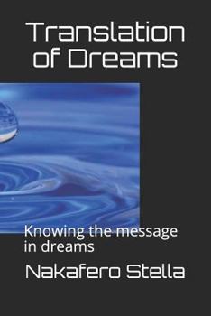 Paperback Translation of Dreams: Knowing the Message in Dreams Book