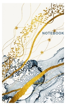 Notebook: Unruled/Unlined/Plain Notebook - (5 x 8 inches) Large - 100 Pages - Marble