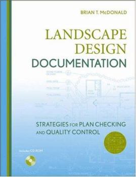 Hardcover Landscape Design Documentation: Strategies for Plan Checking and Quality Control Book