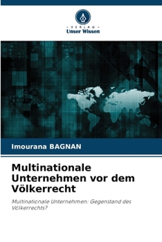 Paperback Multinationale Unternehmen vor dem Völkerrecht [German] Book