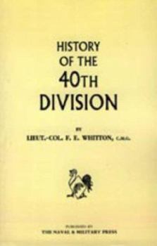 Hardcover History of the 40th Division Book