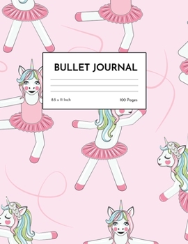 Bullet Journal: Cute Unicorn Dot Grid Notebook - Dotted Note Pad for Kids, Girls, Teens, Tweens, Women - Gifts for Birthday and Christmas | Creative Art 00549