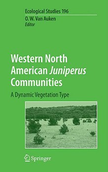 Hardcover Western North American Juniperus Communities: A Dynamic Vegetation Type Book