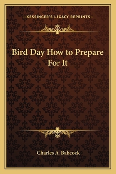 Paperback Bird Day How to Prepare For It Book