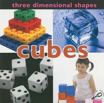 Paperback Three Dimensional Shapes: Cubes Book