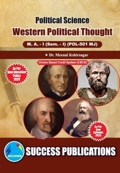 Paperback Western Political Thought, First Year, M.A, Sem-I-English Book