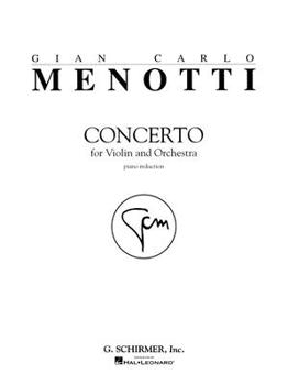 Paperback Gian Carlo Menotti: Concerto Book