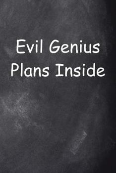 Paperback 2019 Weekly Planner Funny Saying Evil Genius Plans Inside 134 Pages: (Notebook, Diary, Blank Book) Book