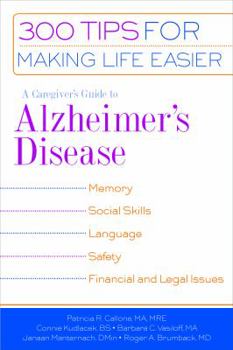 Paperback A Caregiver's Guide to Alzheimer's Disease Book