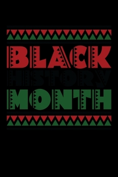 Black History Month: Journal / Notebook / Diary Gift - 6x9 - 120 pages - White Lined Paper - Matte Cover