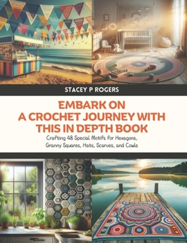 Embark on a Crochet Journey with this In Depth Book: Crafting 48 Special Motifs for Hexagons, Granny Squares, Hats, Scarves, and Cowls