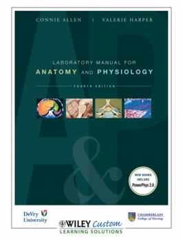 Paperback Laboratory Manual for Anatomy and Physiology Connie Allen and Valerie Harper Book