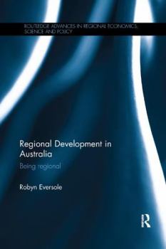 Paperback Regional Development in Australia: Being regional Book