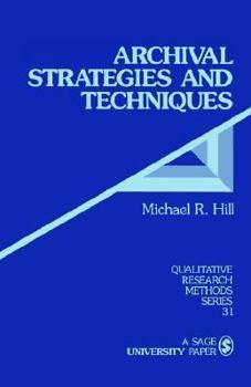 Paperback Archival Strategies and Techniques Book