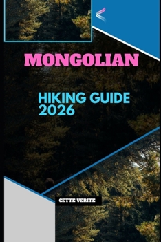 Paperback Mongolian Hiking Guide 2026 Book