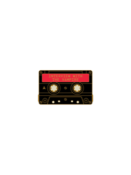 Anne Rice: Interview with the Vampire (Cassette) Enamel Pin