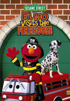 DVD Sesame Street: Elmo Visits The Firehouse Book