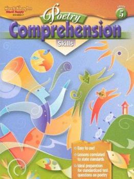 Paperback Poetry Comprehension Skills: Reproducible Grade 5 Book