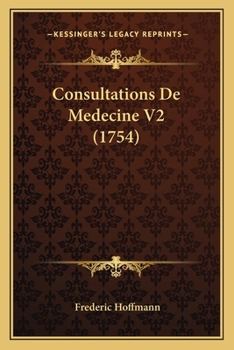 Paperback Consultations De Medecine V2 (1754) [French] Book