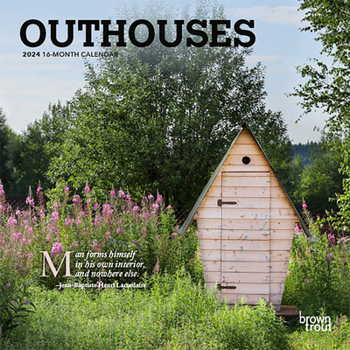Calendar Outhouses 2024 Mini 7x7 Book