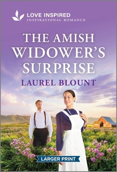 Mass Market Paperback The Amish Widower's Surprise: An Uplifting Inspirational Romance [Large Print] Book