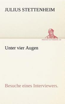 Paperback Unter Vier Augen [German] Book