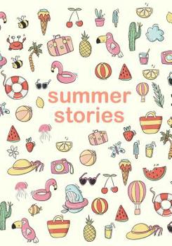 Paperback Summer Stories: Drawing and Writing Notebook for Kids to Create and Illustrate Their Own Stories Cute Summer Themed Cover Design Book