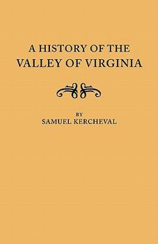 Paperback History of the Valley of Virginia Book