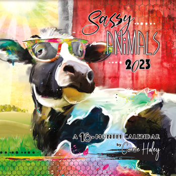 Calendar Sassy Animals - Connie Haley Book