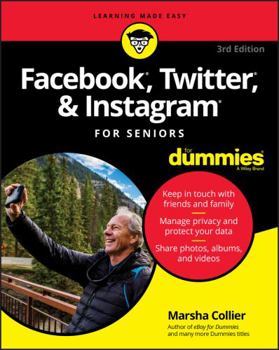 Paperback Facebook, Twitter, & Instagram for Seniors for Dummies Book