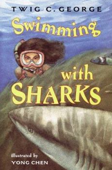 Hardcover Swimming with Sharks Book