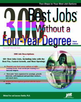 Paperback 300 Best Jobs Without a Four-Year Degree Book