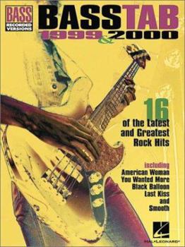 Paperback Bass Tab 1999 & 2000 Book