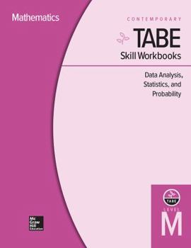 Hardcover Tabe Skill Workbooks Level M: Data Analysis, Statistics, and Probability - 10 Pack Book