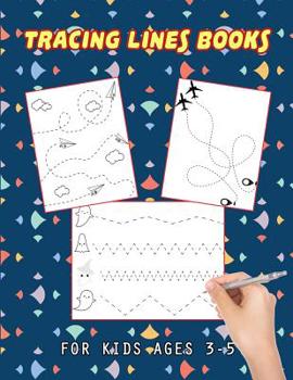 Paperback Tracing Lines Books For Kids Ages 3-5: Writing Practice Book to Master Letters Book